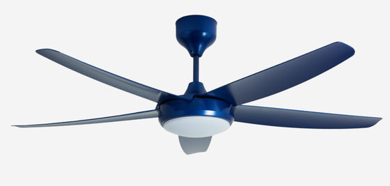 Blu 56 pollici moderno DC motore di soffitto Ventilatore telecomando con luce