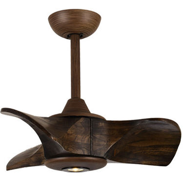 Marrone 24 In Legno Massello Ventilatore di soffitto Moderno Basso Rumore Per Camere Da Letto