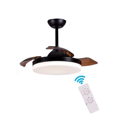 3 colori regolabili candelabro soffitto ventilatore Lampada 36 pollici controllo remoto ventilatore di soffitto invisibile con luce