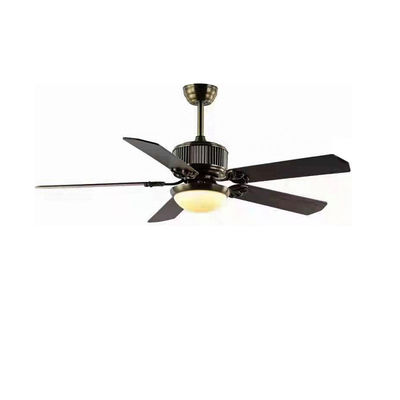 Ventilatore di soffitto in compensato da 52 pollici con luce Ventilatori di soffitto contemporanei con luci a led