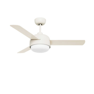 Bianco 52in Ventilatori di soffitto contemporanei per soggiorni Camere da letto