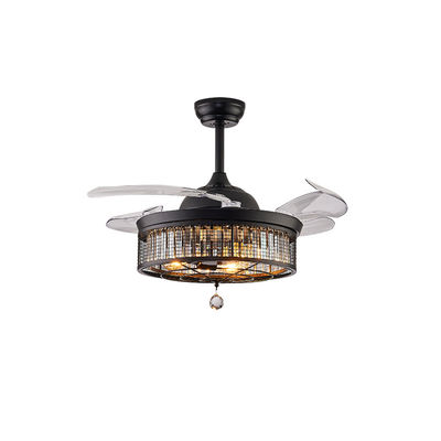 Camera da letto confortevole da 52 pollici, di alta qualità, basso rumore, ventilatore di soffitto, motore a corrente continua con luce.