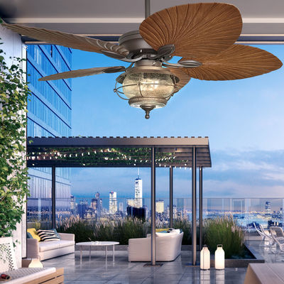 Ventilatore a soffitto impermeabile da 52 pollici con 5 lame ABS a prova di tempo