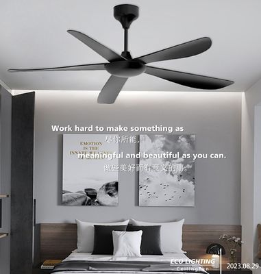 Lame di ferro Ventilatore di soffitto a LED moderno 55 pollici Ventilatore di soffitto con luce