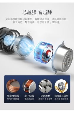 Lame di ferro Ventilatore di soffitto a LED moderno 55 pollici Ventilatore di soffitto con luce