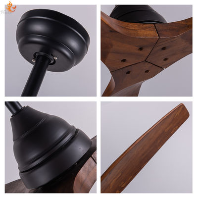 Ristorante Ventilatori di soffitto americani Ventilatori di soffitto di legno senza luci
