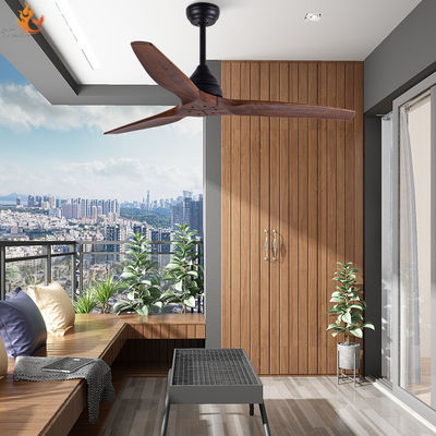 Ristorante Ventilatori di soffitto americani Ventilatori di soffitto di legno senza luci