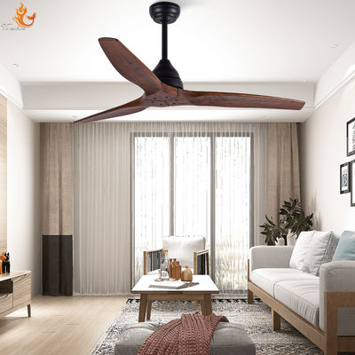 Ristorante Ventilatori di soffitto americani Ventilatori di soffitto di legno senza luci