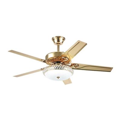 52Ventilatore di soffitto a risparmio energetico ABS a cinque lame a basso rumore