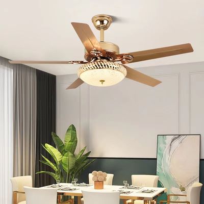 52Ventilatore di soffitto a risparmio energetico ABS a cinque lame a basso rumore