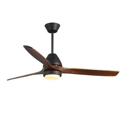 LED 20W Ventilatore di soffitto in legno massello Ventilatore di soffitto a elica in legno