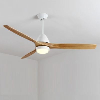 LED 20W Ventilatore di soffitto in legno massello Ventilatore di soffitto a elica in legno
