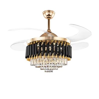 Ventilatore di soffitto a motore a corrente continua con luce