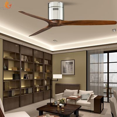Moderno ventilatore di soffitto a motore a corrente continua da 52 pollici con telecomando per camera da letto