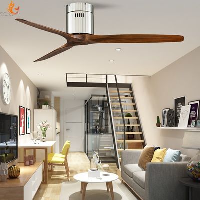 Moderno ventilatore di soffitto a motore a corrente continua da 52 pollici con telecomando per camera da letto