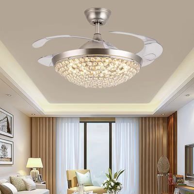 Ventilatore di soffitto a motore a corrente continua con luce