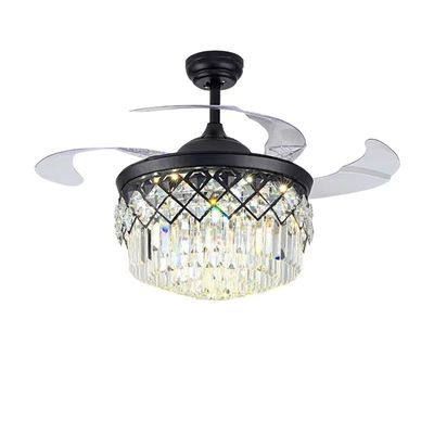 Moderno Vendere Bene 42 Pollici di Alta Qualità Ventilatore di soffitto intelligente Motore a corrente continua con luce