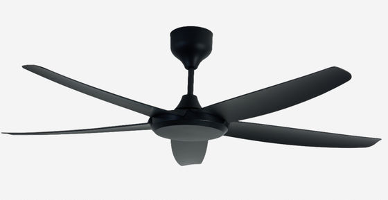 Ventilatori ECO 56 pollici Ventilatore di soffitto DC nero moderno per ufficio