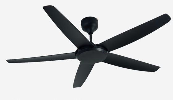 Ventilatori ECO 56 pollici Ventilatore di soffitto DC nero moderno per ufficio