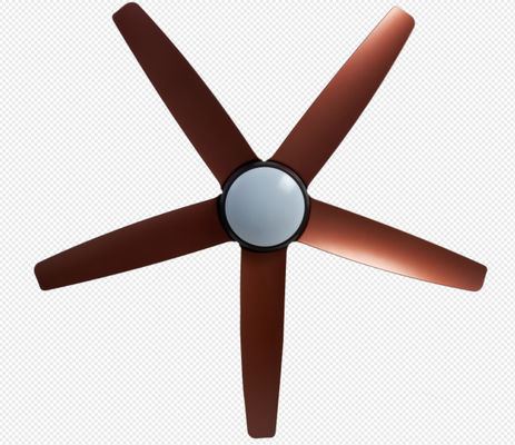 Oro 56 pollici Ventilatore di soffitto a motore a corrente continua moderno con luce per ufficio