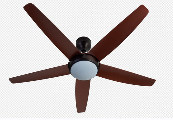 Oro 56 pollici Ventilatore di soffitto a motore a corrente continua moderno con luce per ufficio