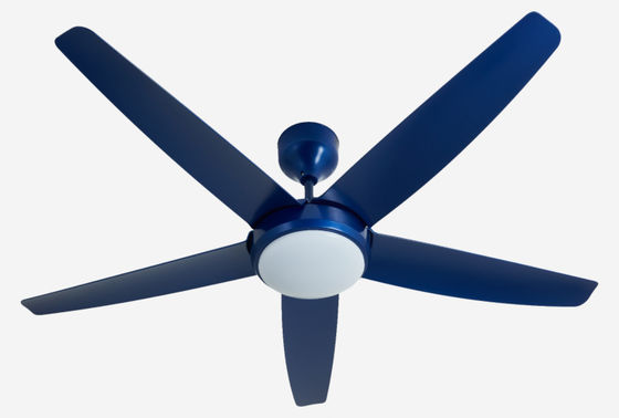 Blu 56 pollici moderno DC motore di soffitto Ventilatore telecomando con luce