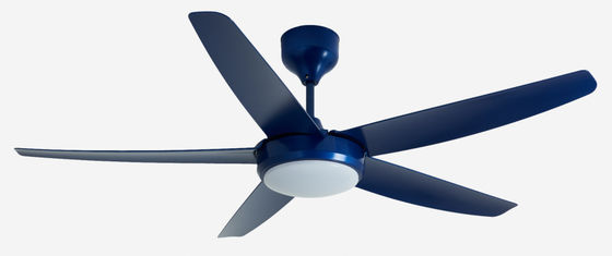 Blu 56 pollici moderno DC motore di soffitto Ventilatore telecomando con luce
