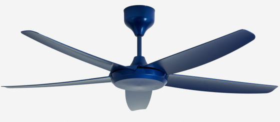 Moderno Blu 56 pollici DC Motor soffitto Ventilatore telecomando senza luce per il soggiorno