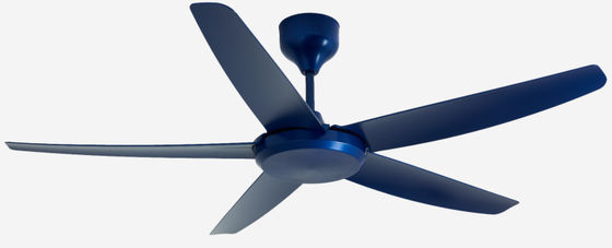Moderno Blu 56 pollici DC Motor soffitto Ventilatore telecomando senza luce per il soggiorno