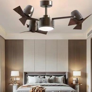 Ventilatori silenziosi da soffitto da 20W a 42 pollici per camera da letto Eco silenzioso ventilatore da soffitto DC