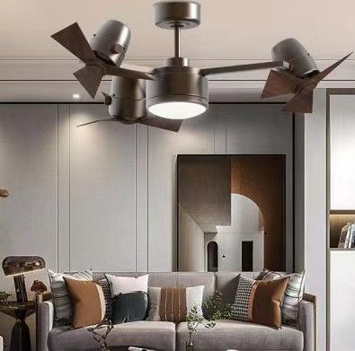 Ventilatori silenziosi da soffitto da 20W a 42 pollici per camera da letto Eco silenzioso ventilatore da soffitto DC