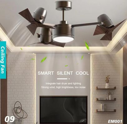 Ventilatori silenziosi da soffitto da 20W a 42 pollici per camera da letto Eco silenzioso ventilatore da soffitto DC