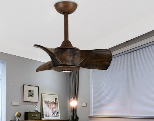 Marrone 24 In Legno Massello Ventilatore di soffitto Moderno Basso Rumore Per Camere Da Letto