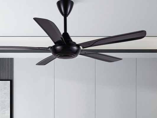 56 pollici ABS Ventilatore di soffitto nero basso rumore con telecomando