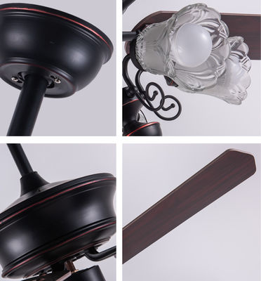 Classic 52In American Ceiling Fan Lamelle di compensato con telecomando