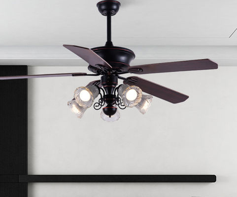 Classic 52In American Ceiling Fan Lamelle di compensato con telecomando