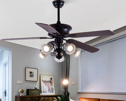 Classic 52In American Ceiling Fan Lamelle di compensato con telecomando