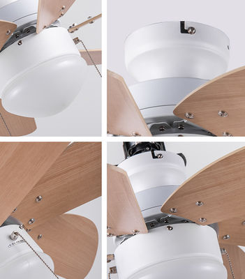 Risparmio energetico Pull switch ventilatore di soffitto 36 pollici motore alternativo per camera da letto
