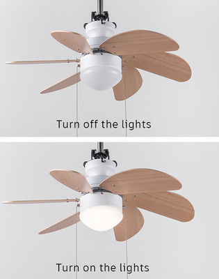 Risparmio energetico Pull switch ventilatore di soffitto 36 pollici motore alternativo per camera da letto