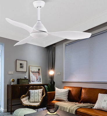 Ventilatore di soffitto bianco 48 in bagno con lame ABS 3