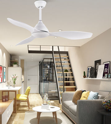 Ventilatore di soffitto bianco 48 in bagno con lame ABS 3