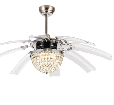 Moderno 48 pollici 8 PC lame di alta qualità AC motore LED ventilatore di soffitto