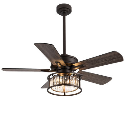 Ventilatori di soffitto americani a velocità regolabile 5 lame di compensato