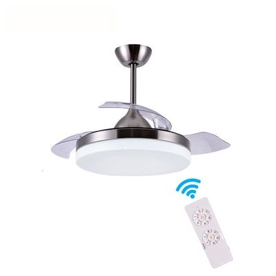 3 colori regolabili candelabro soffitto ventilatore Lampada 36 pollici controllo remoto ventilatore di soffitto invisibile con luce