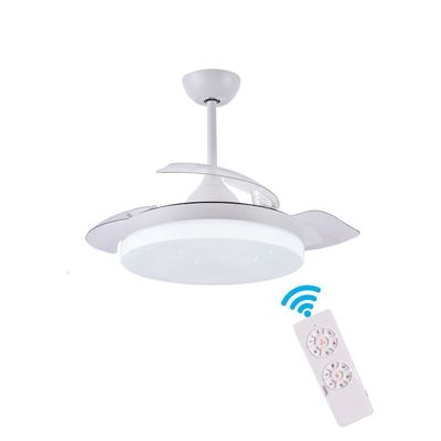 3 colori regolabili candelabro soffitto ventilatore Lampada 36 pollici controllo remoto ventilatore di soffitto invisibile con luce