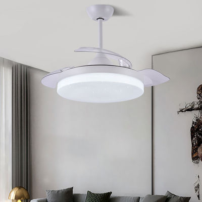 3 colori regolabili candelabro soffitto ventilatore Lampada 36 pollici controllo remoto ventilatore di soffitto invisibile con luce