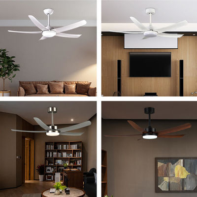 3 colori ventilatori di soffitto americani Decorativo ventilatore da 52 pollici con luce