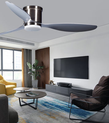 Lame ABS ventilatore di soffitto silenzioso da 52 pollici per il telecomando in camera da letto