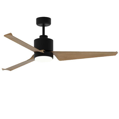 52In Americana Ventilatore di soffitto Dc Ventilatore di soffitto con remoto nero marrone