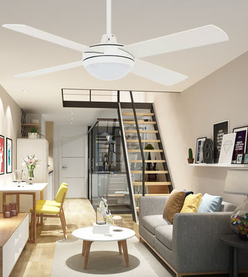 Quattro lame di compensato 48 ventilatore di soffitto con motore a corrente continua leggero basso rumore